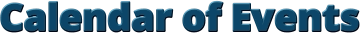 Calendar of Events